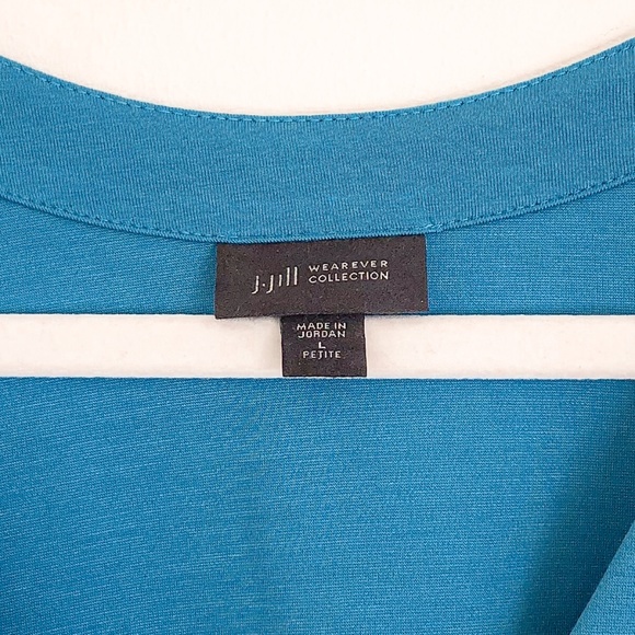 J. Jill Wearever Jersey Elliptical A- Line Dress Dragonfly LP NWOT - Picture 5 of 8